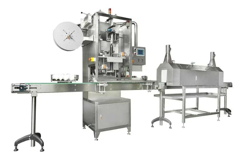PET Stainless Steel Fully Automatic Shrink Labelling Machine, For Labeling