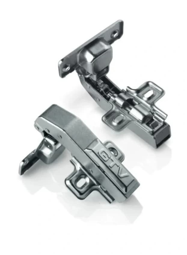Kynex Stainless Steel 90 Degree Hydraulic Hinge Soft Close, Polished