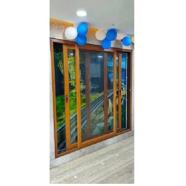 UPVC Three Track Two Panels Door
