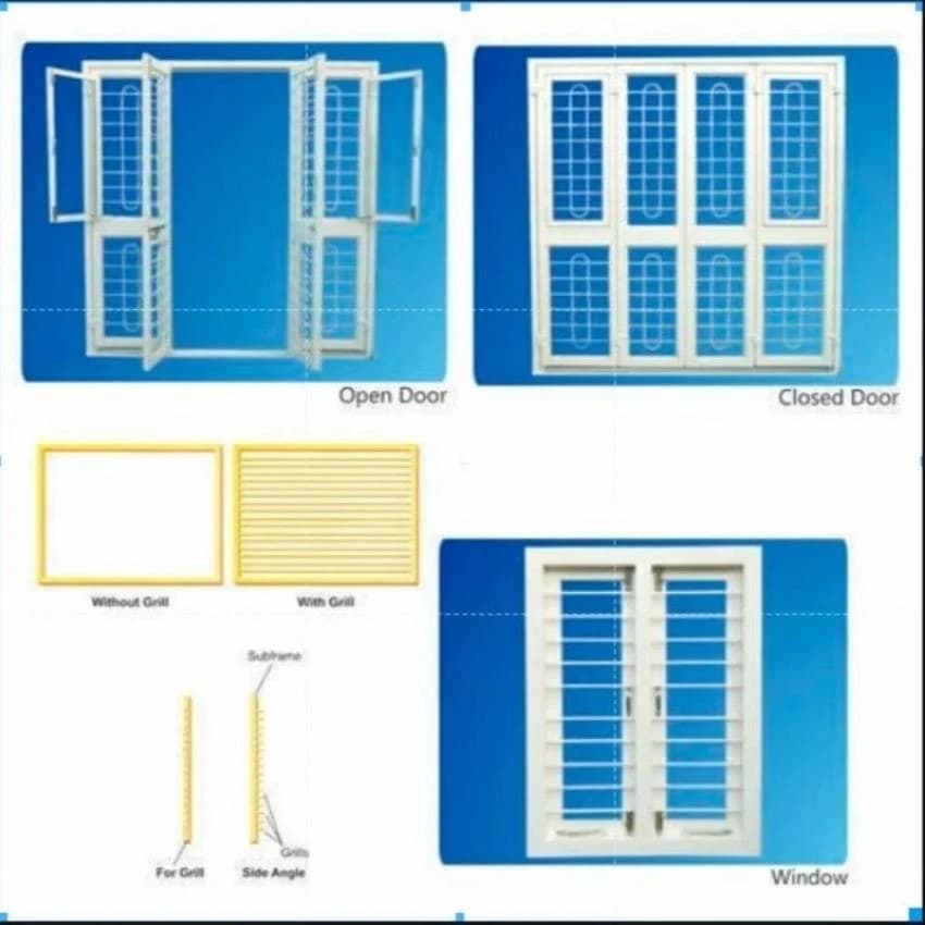 Stainless steel French Doors, For Construction industry