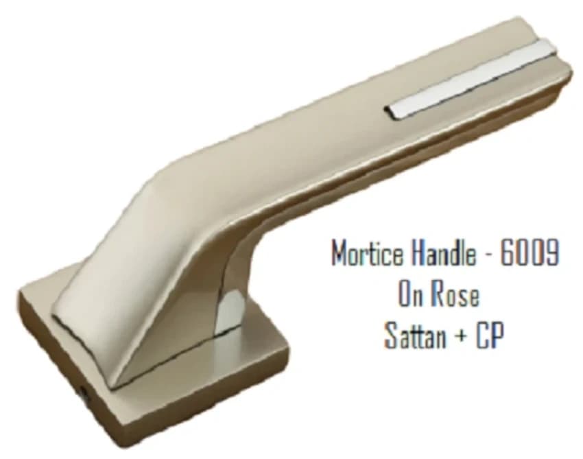 ETIOS Silver Elegant Mortice Handle Rose