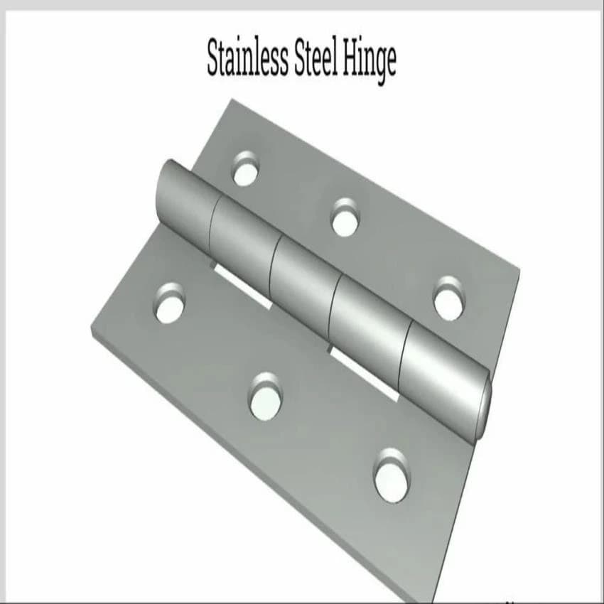 Stainless Steel Door Hinge, Thickness: 2 mm, Size: 3 Inch