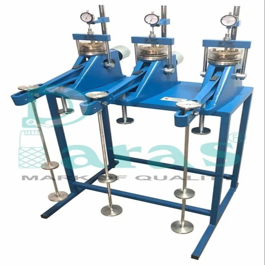 Glossy Blue Consolidation Test Apparatus, Light, Automation Grade: Automatic