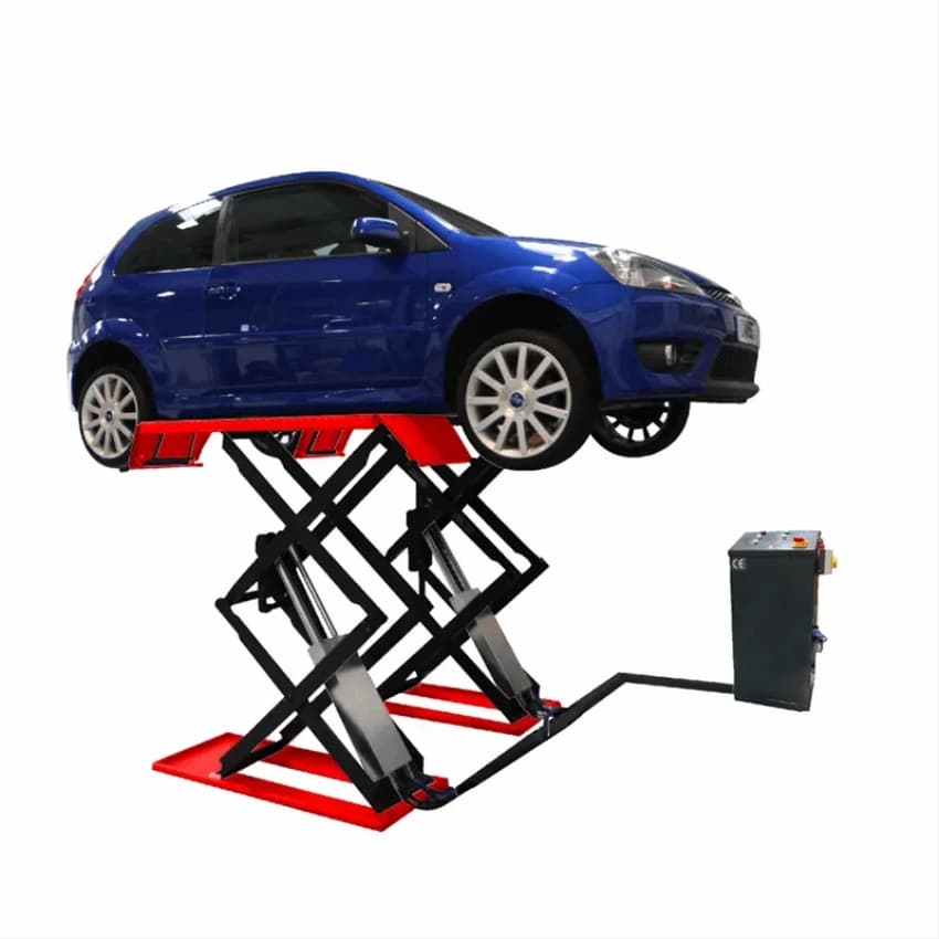 Working Height: 10 feet Car Scissor Lift, 2-3 ton