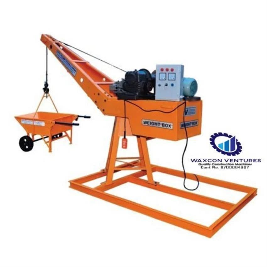 Building Material Lift Machine - Single Phase by Waxcon, Capacity: 250 Kg