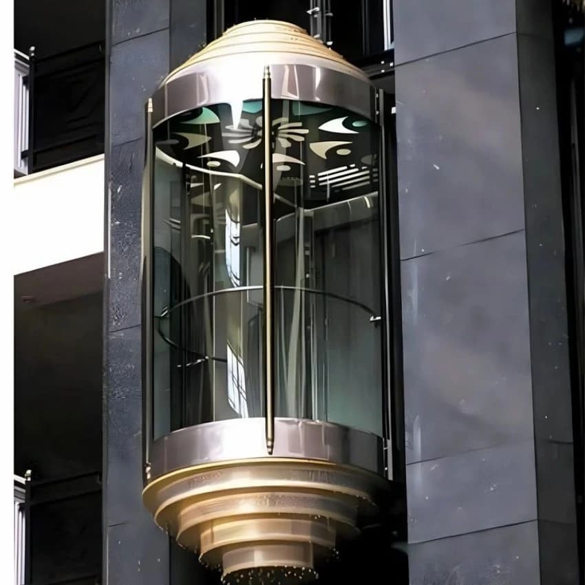 Glass Capsule Lifts, For Commercial, Capacity: 6 Person