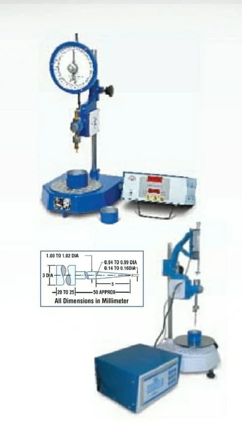 Digital Metal Automatic Standard Penetrometer, Automation Grade: Semi-Automatic
