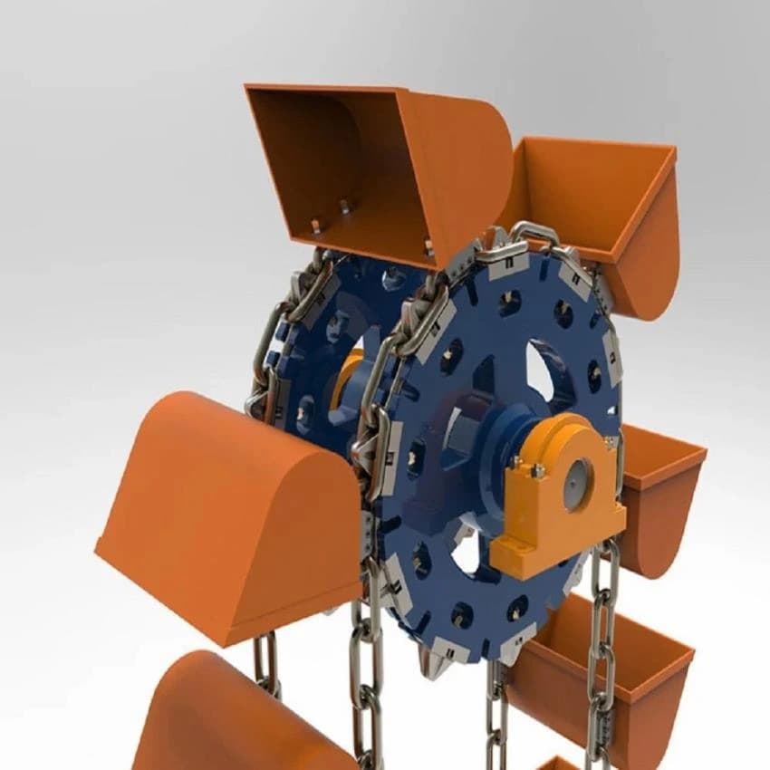 Aluminium Bucket Elevator Chain For Cement Plant