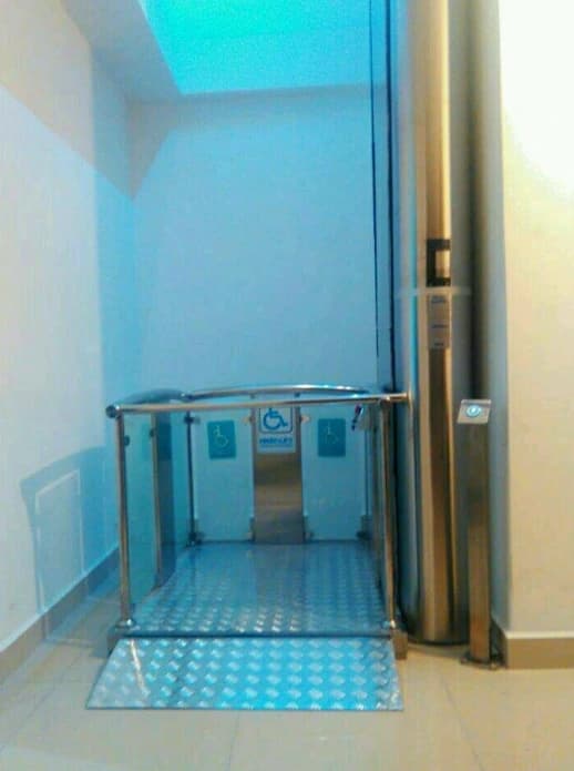 Half Cabin Hydraulic Lift, Operating Height: 40 feet, Capacity: 1000 Kgs