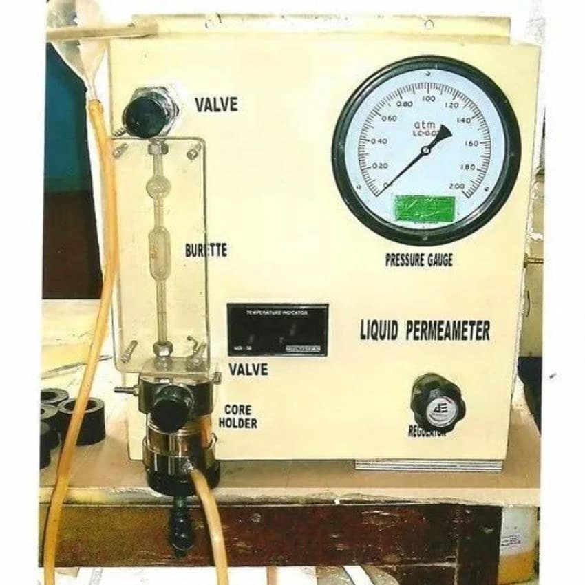 Liquid Permeameter for Petroleum lab, For Laboratory