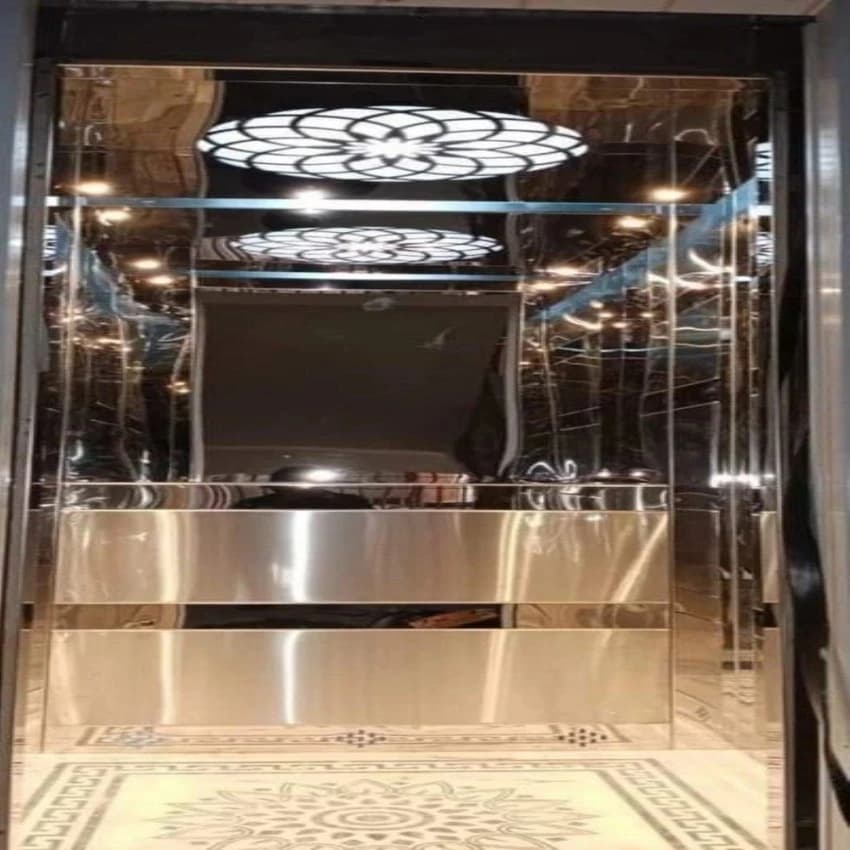 440 V Glass Passenger Elevator, 13 Persons