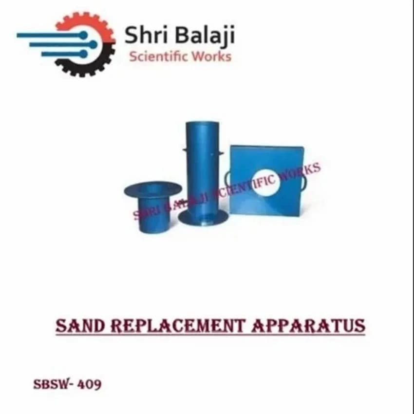 Blue Mild Steel Sand Replacement Apparatus, Automation Grade: Manual