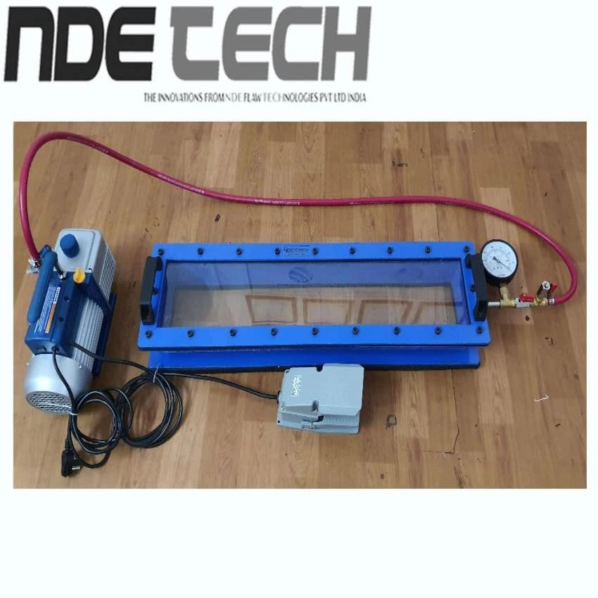 Flat Bottom Vacuum Box Bubble Leak Testing for Gas