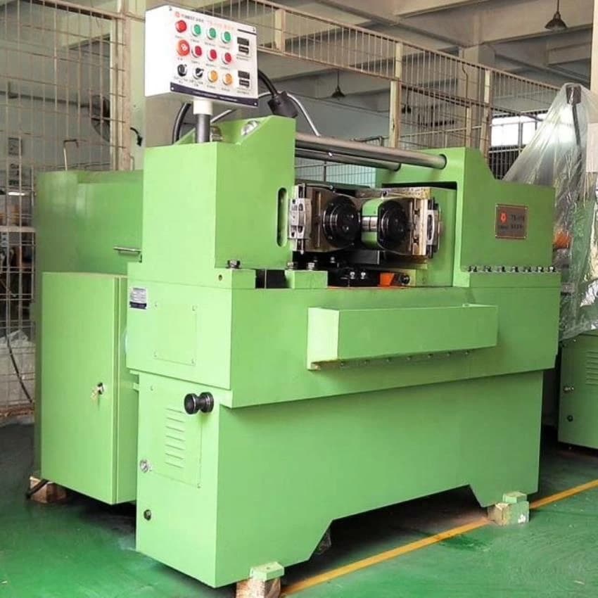 Mild Steel 3 Phase Two Roll Hydraulic Thread Rolling Machine, 440 V, Automation Grade: Semi-Automatic