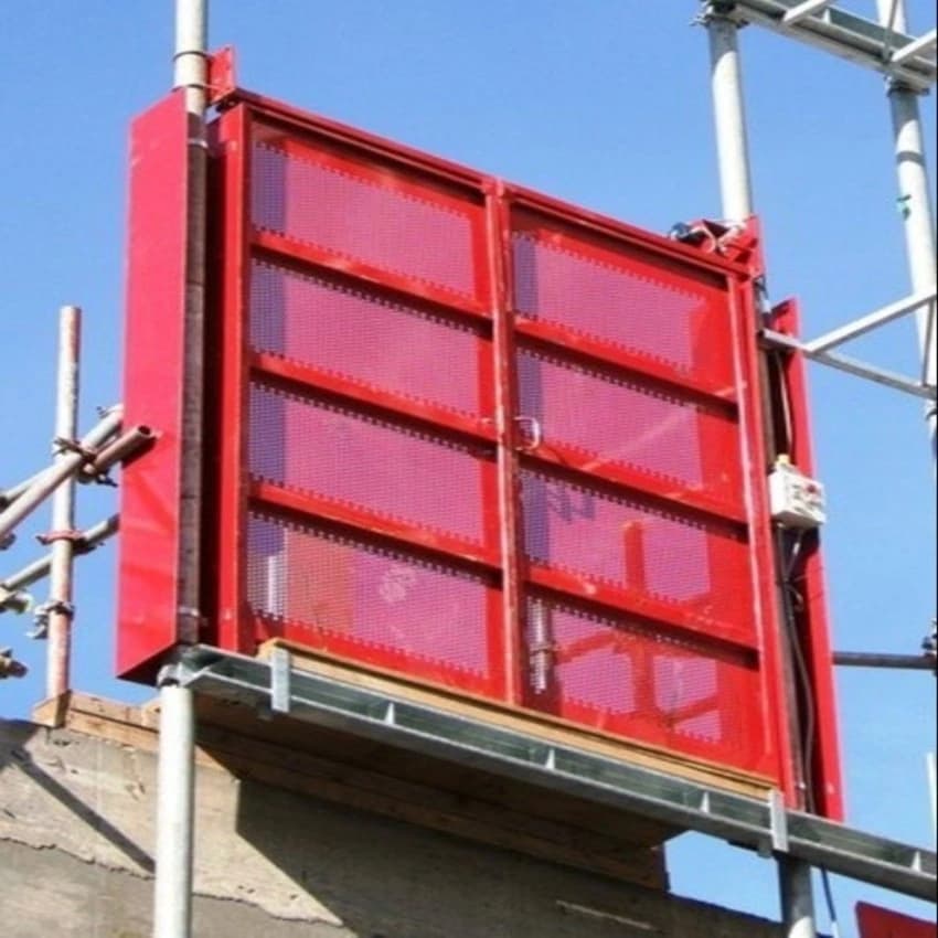 Mild Steel Side opening Safety Landing Door, Collapsible