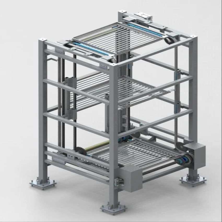 Rothe Vertical Bucket Elevator, 1 Ton