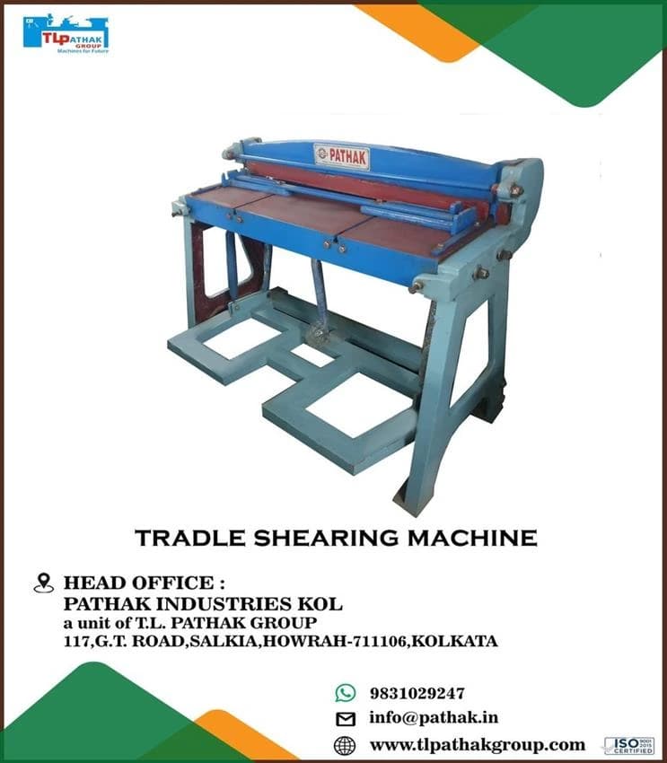 Manual Treadle Shearing Machine