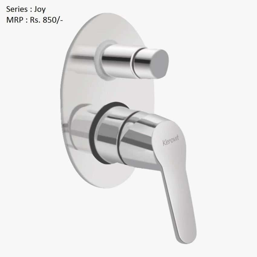 Diverter Brass Kerovit - 2 Inlet Concealed Bath & Shower Mixer Trim - Single Liver, Model Name/number: Kb1511014-kb1511012