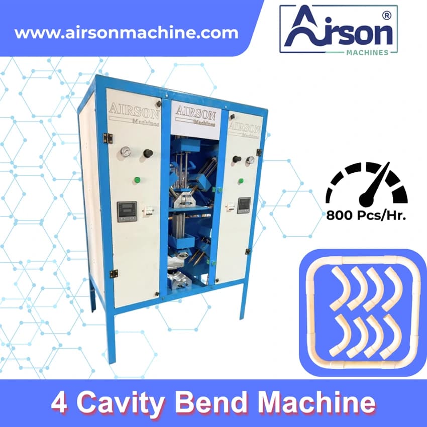 4 cavity Automatic Pvc Pipe Bending Machine