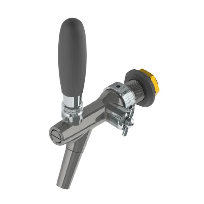 Stainless Steel 304 Flow Control Beer Faucet - With Compensator And Threaded Spout