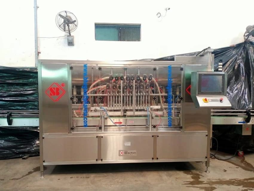 Stainless Steel Liquid Bottle Filling Machine & Screw Capping Machine, Power Consumption: 1-2 HP, Filling Range: 100ml To 1l
