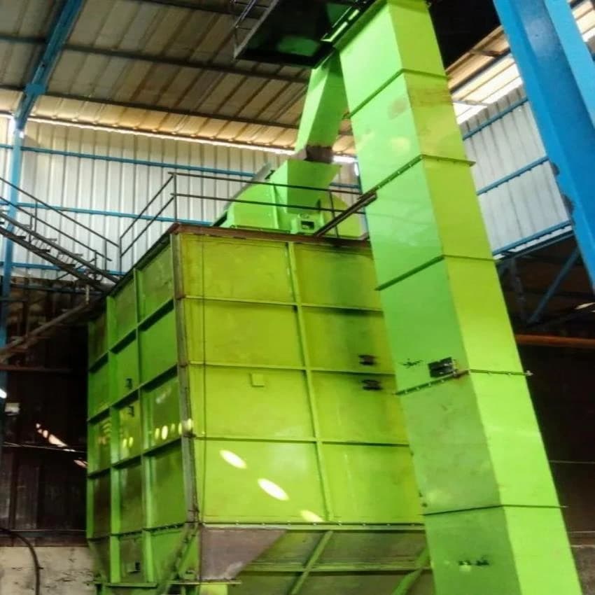 1-2 Kw Mild Steel Bucket Elevator, Capacity: 5 to 20 ton/hr