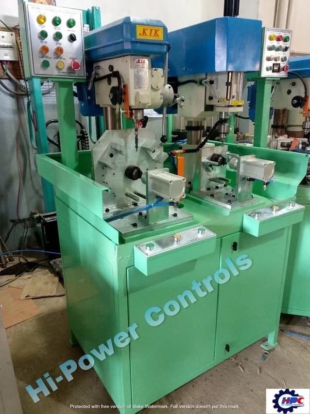Mild Steel Drilling Cum Tapping Machines, Number Of Shaft: 3