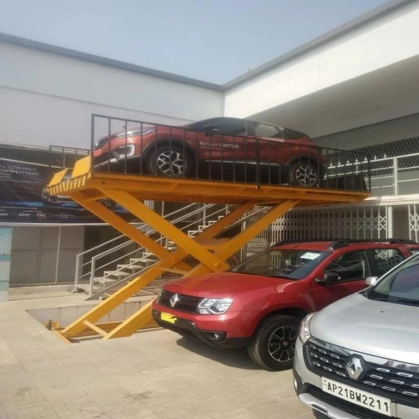 Twin Stationary Lift, Capacity: 2 Ton