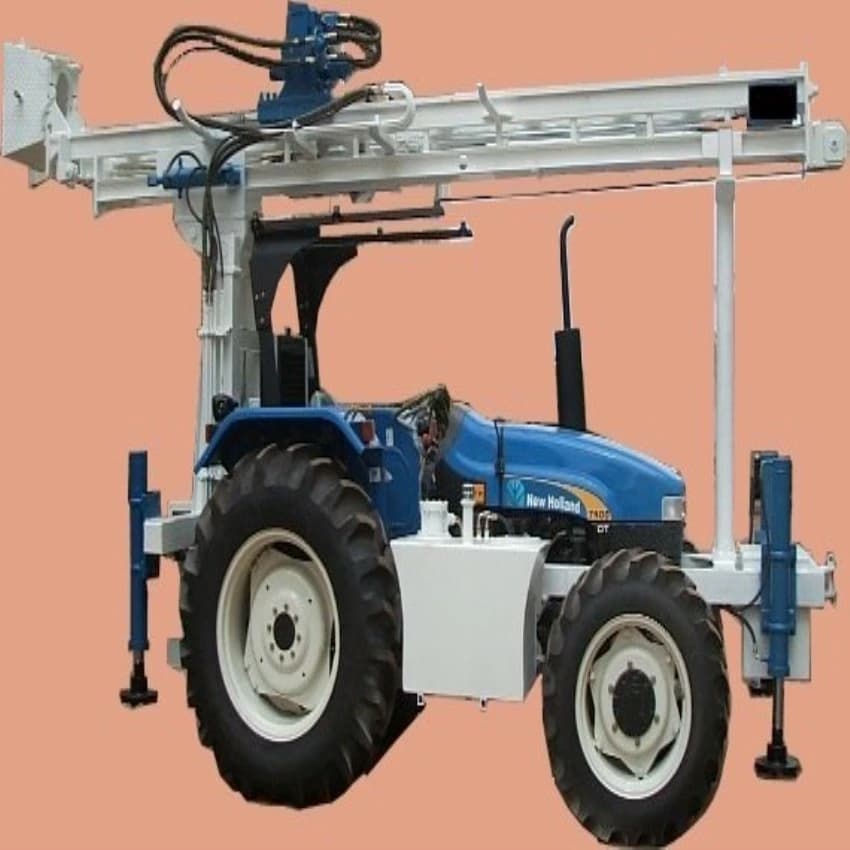 Tractor Mounted Diamond Core Wire Line Drilling Rig, Model Name/Number: JCT-200, Capacity: 200 Meter