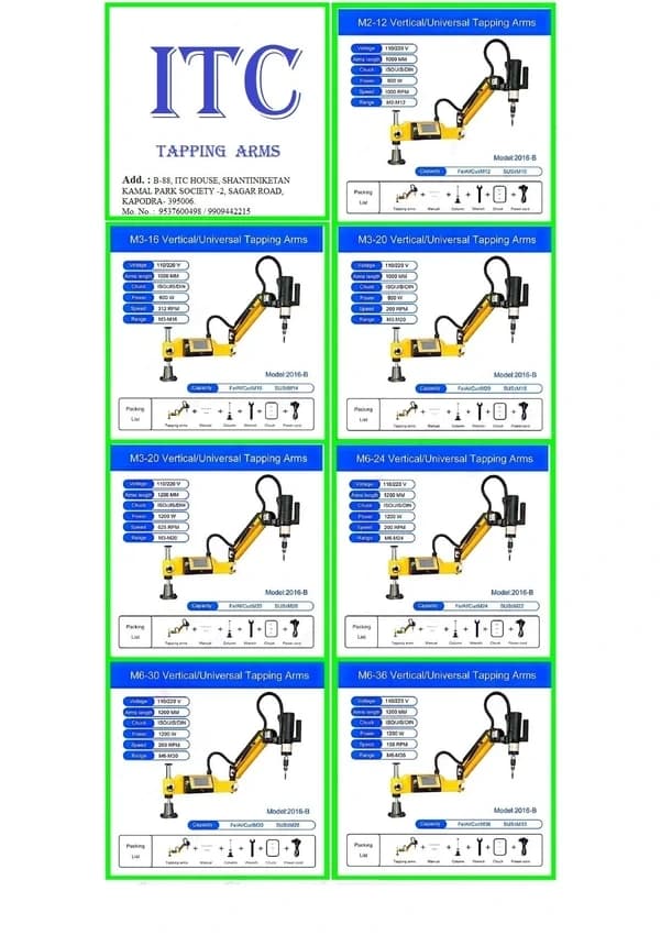 Tapping Arm Machine