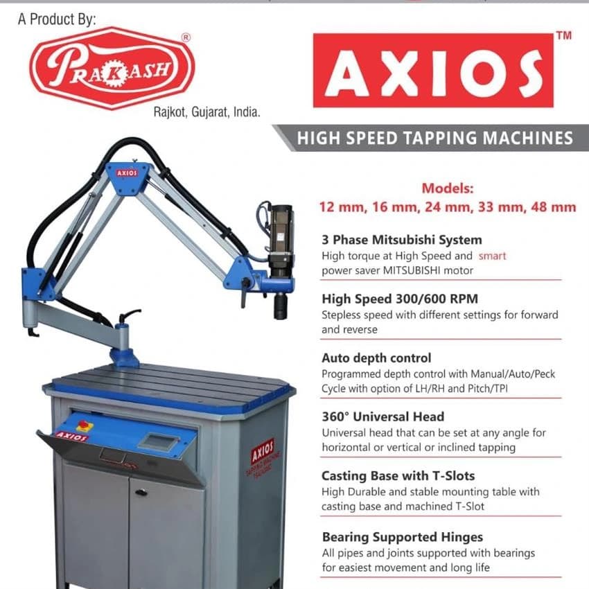 Axios M16-Automatic Servo Tapping Machine