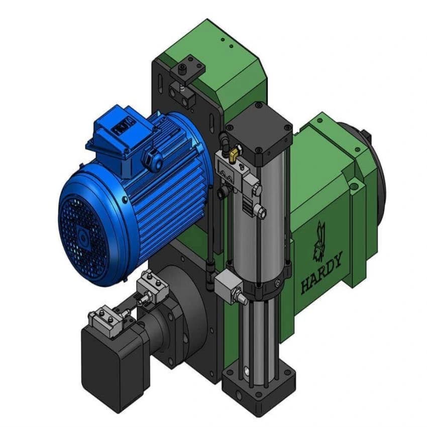 Steel Boring / Milling Head Unit / With Auto Unclamping Cylinder, For Industrial Automation, Automation Grade: Automatic