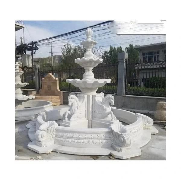 White Marble Fountain
