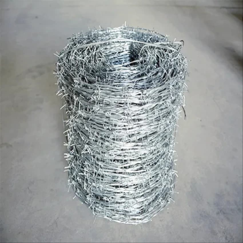 SS304 Mill Finish Barbed Wire Mesh