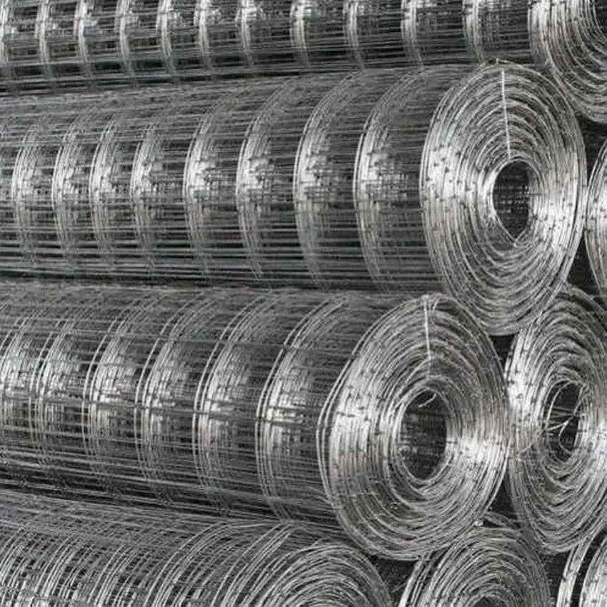 Galvanized Agriculture fencing by weldedwire mesh in contract complete, Wire Diameter: 2.5mm, Mesh Size: 4 X 4 Inch
