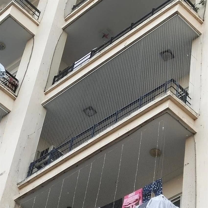 Invisible grill for balcony
