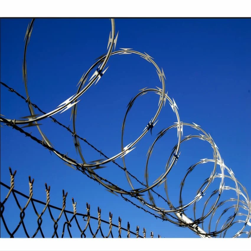 Iron Galvanized Razor Wire, Wire Diameter: 2.5 mm
