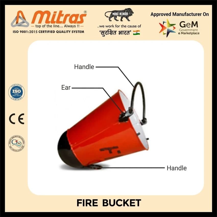 9 Litre Fire Safety Bucket