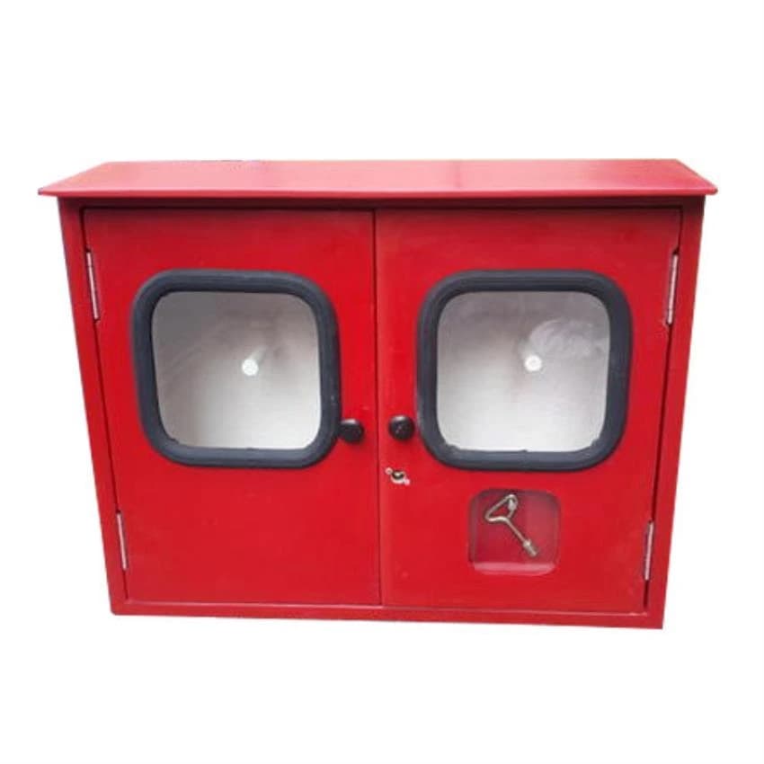 Double Door FRP Fire Hose Box, For Industrial