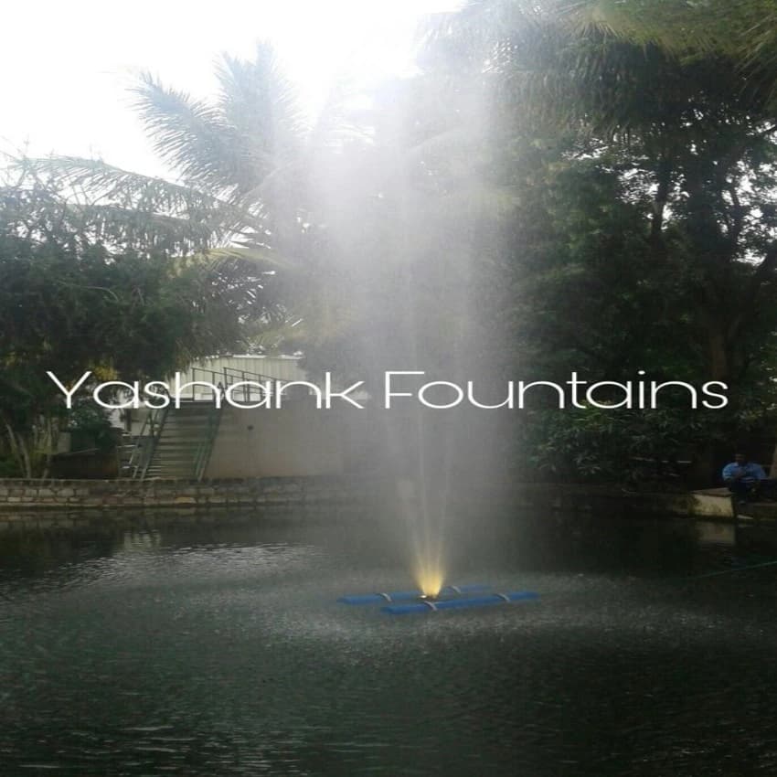Blue Floating Fountains