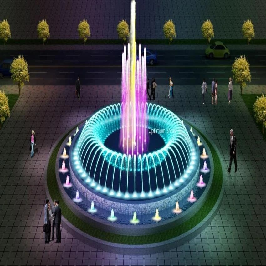 Multi step ring water fountain