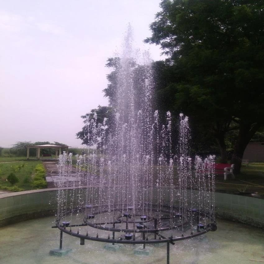 Galvanized Iron Black Ring Water Fountain