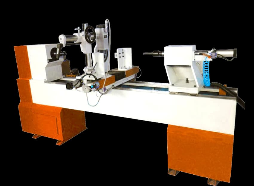 K Tech Wood Lathe Machine, Model Name/Number: 2000mm X 300mm, Maximum Turning Length: 2000mm