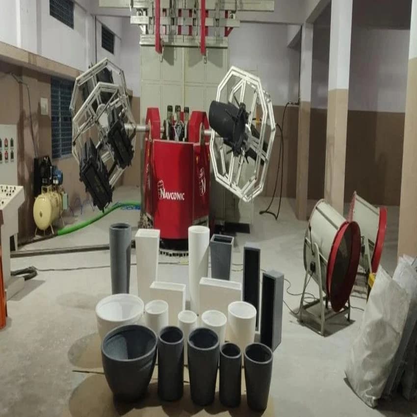 Rotomolding Flower Pot Making Machine