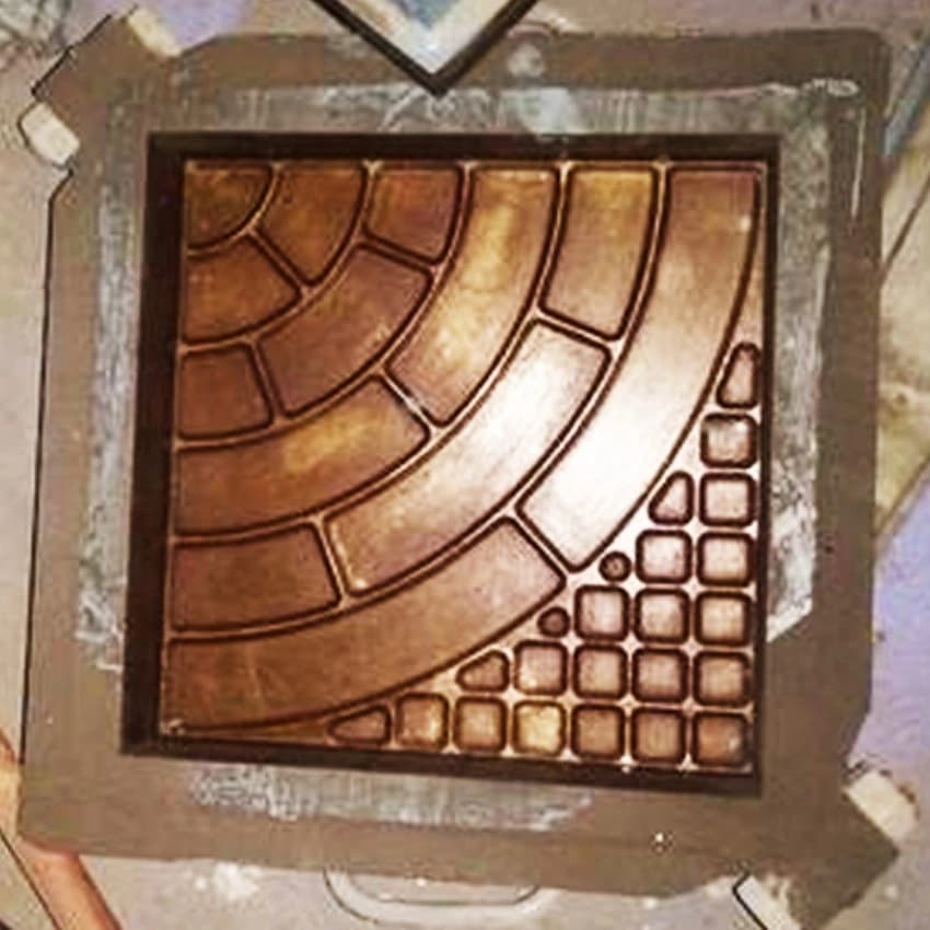 MS Chequered Tile Mould