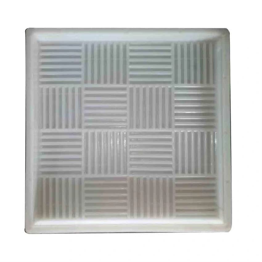 Pvc Chequered Tiles Plastic Moulds, Thickness: 30 mm