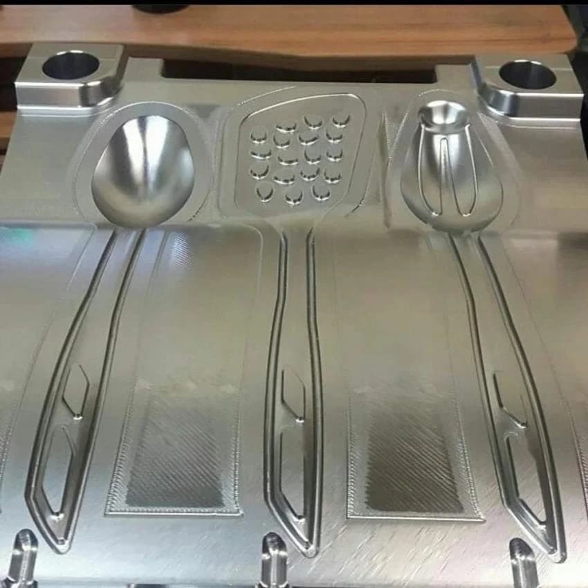 Cold Runner Plastic Spoon Moulding Mould, Kitchen Spoon Mould