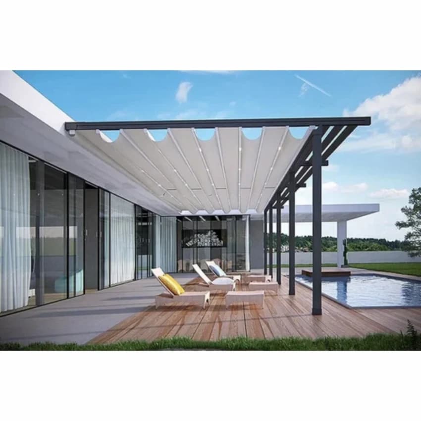 White PVC Sun Shade