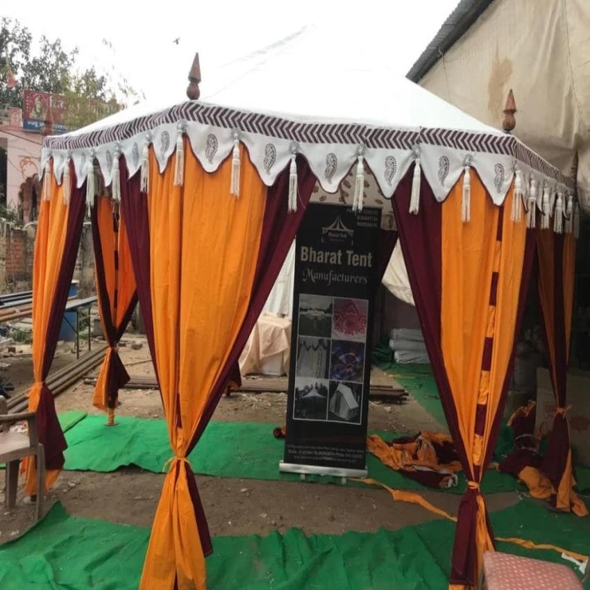Canvas Gazebo Canopy Tent, For Outdoor