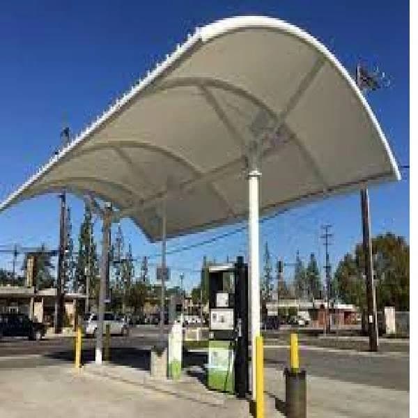 Tensile Petrol Pump Canopy